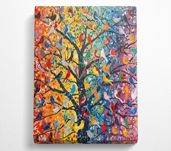  A Canvas Print of Golden Bird Sanctuary Canvas Wall Art