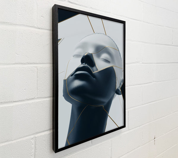 Black And Gold Woman Modern