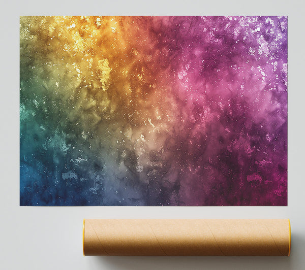 Crimson Cosmic Dreams Print