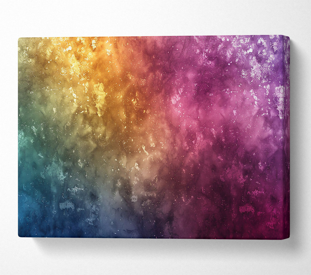  A Canvas Print of Crimson Cosmic Dreams Canvas Wall Art