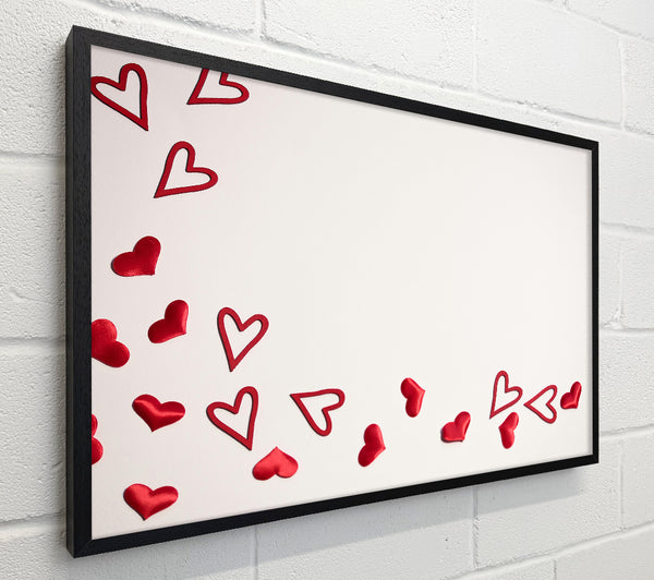 Crimson Hearts Scattered