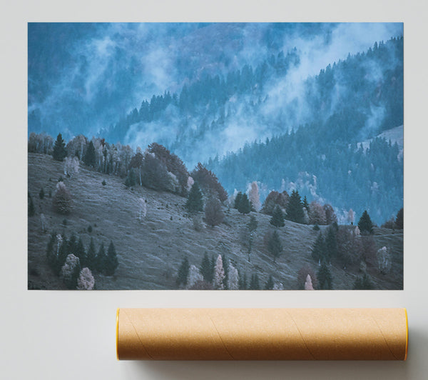 Blue Mist Mountains Giclee Print