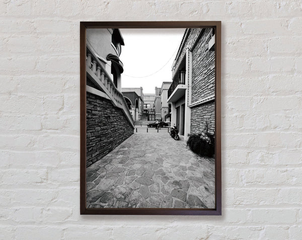 Walnut And Walnut City Scene Framed Print