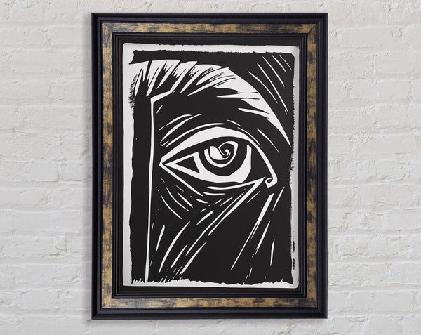 Walnut And Walnut Eye Framed Print