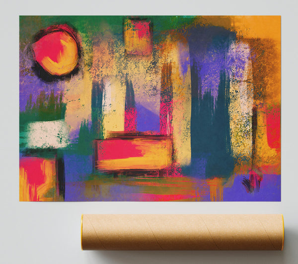 Purple Sunset Hues Print