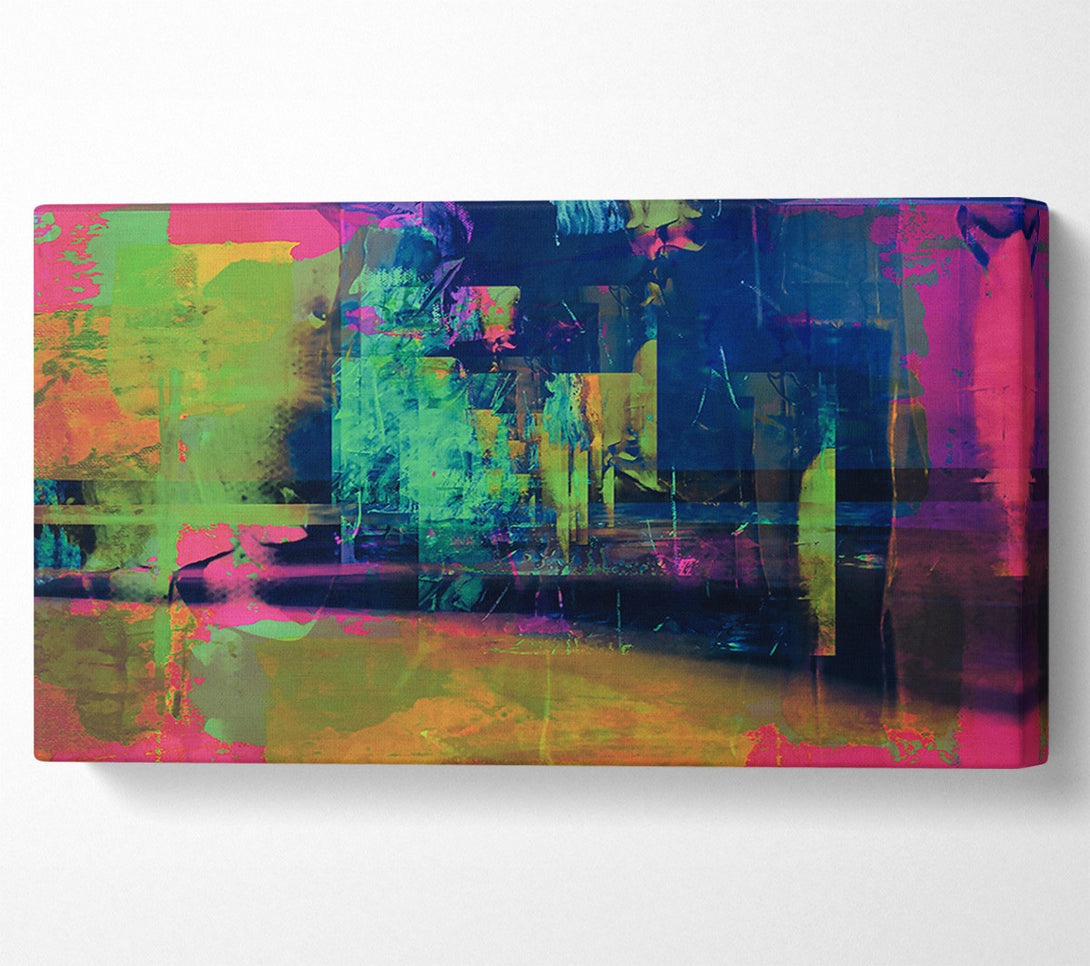 A Canvas Print of Indigo Abstract Dream Canvas Art