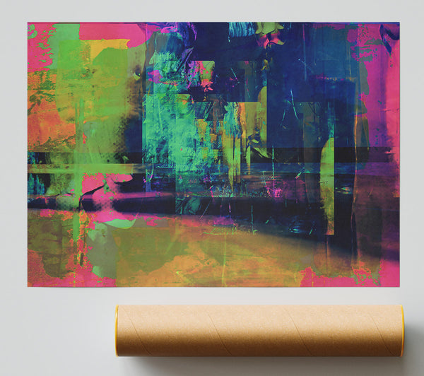Indigo Abstract Dream Giclee Print
