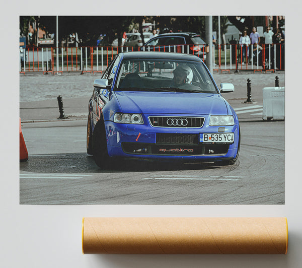 Blue Speed Demon Print