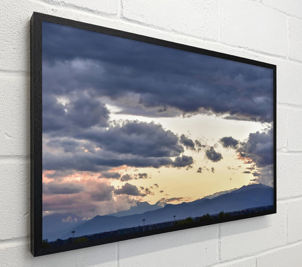 Grey Clouds Over Sunset
