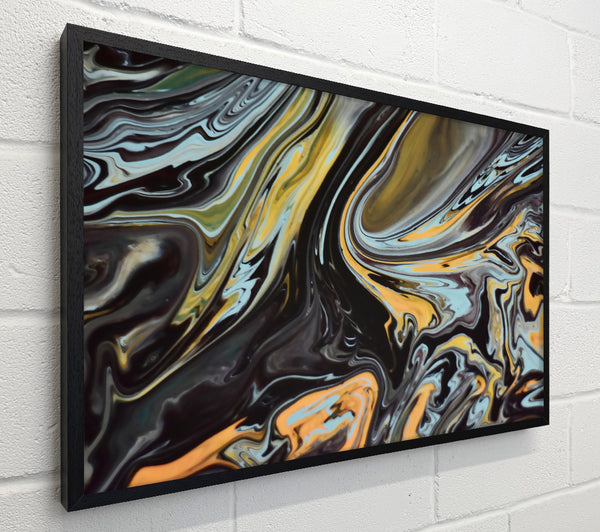 Golden Black Swirls