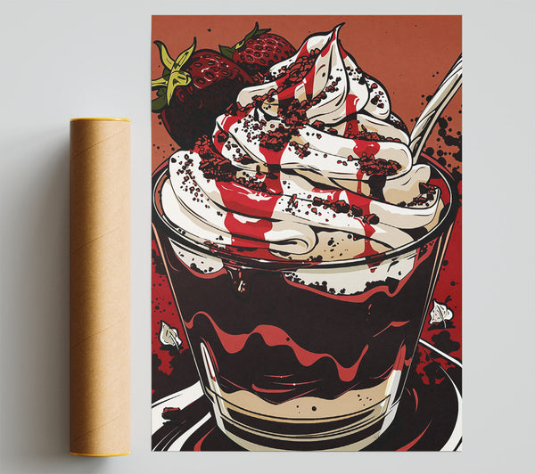 Crimson Cream Dream Poster