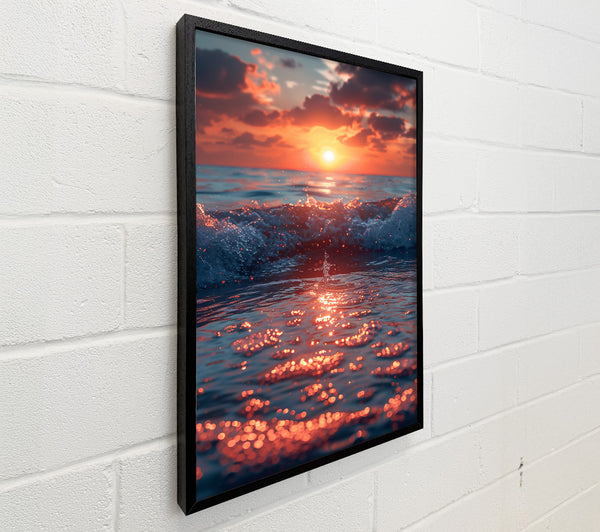 Orange Sunset Reflections