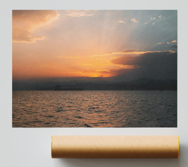 Golden Hour Horizon Print
