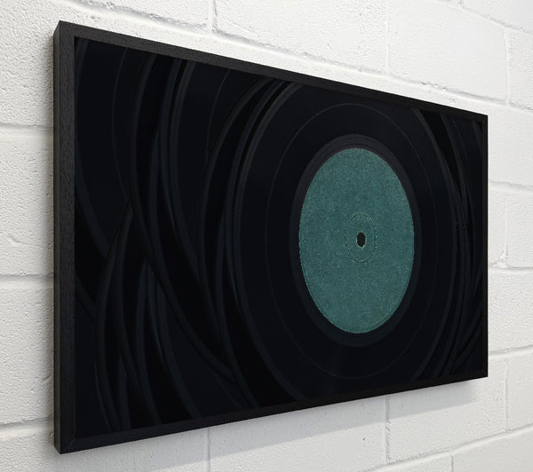 Teal Vinyl Symphony