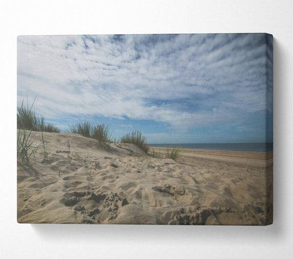  A Canvas Print of Golden Sand Dunes Canvas Wall Art