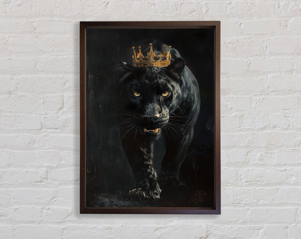 Walnut Jaguar King Framed Print