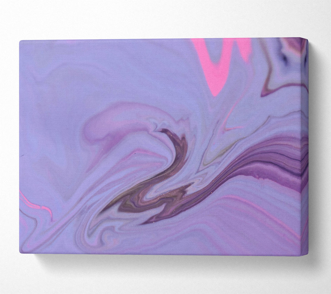  A Canvas Print of Lavender Liquid Dreams Canvas Art