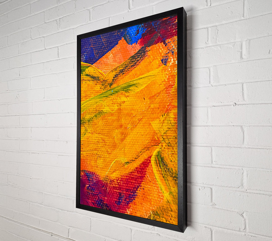  A Canvas Print of Golden Hillscape Dreams Canvas Art