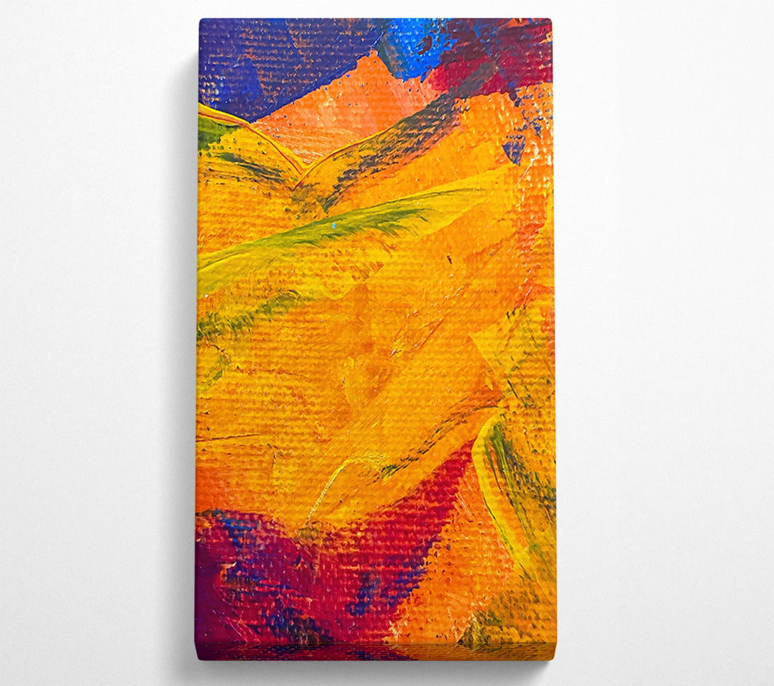  A Canvas Print of Golden Hillscape Dreams Canvas Art
