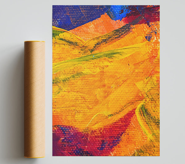 Golden Hillscape Dreams Print