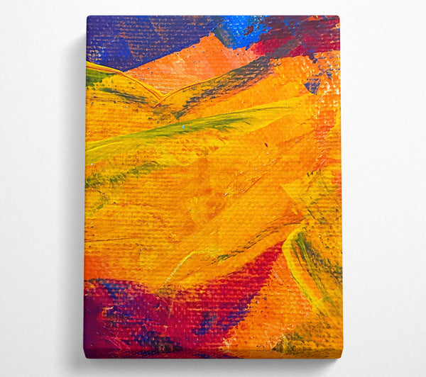  A Canvas Print of Golden Hillscape Dreams Canvas Art