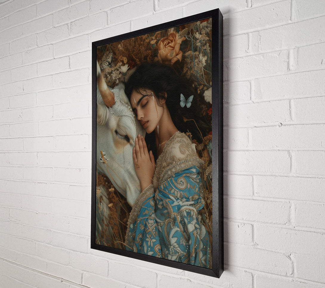  A Canvas Print of Azure Embrace Canvas Print