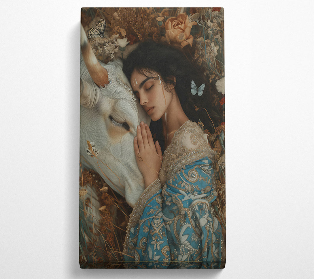  A Canvas Print of Azure Embrace Canvas Print
