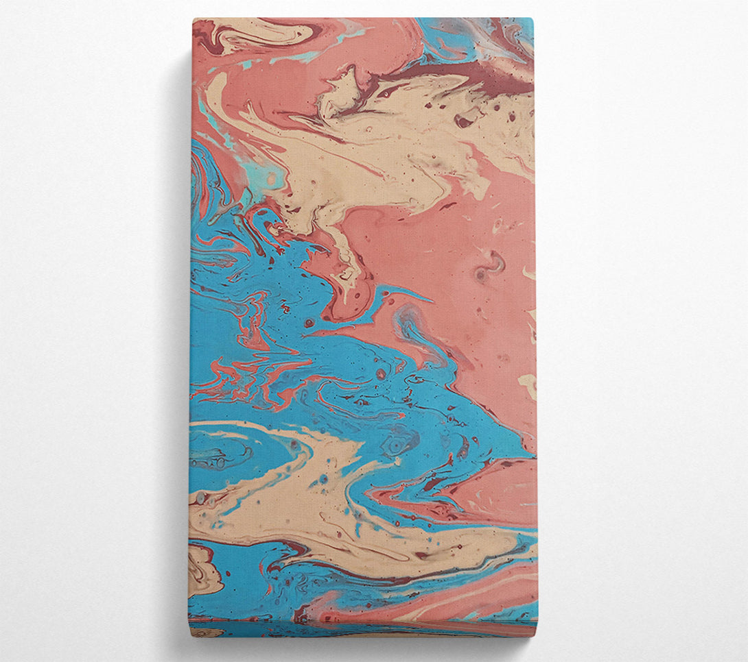  A Canvas Print of Azure Swirling Dream Canvas Art