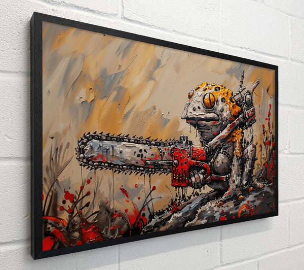 Yellow Chainsaw Creature