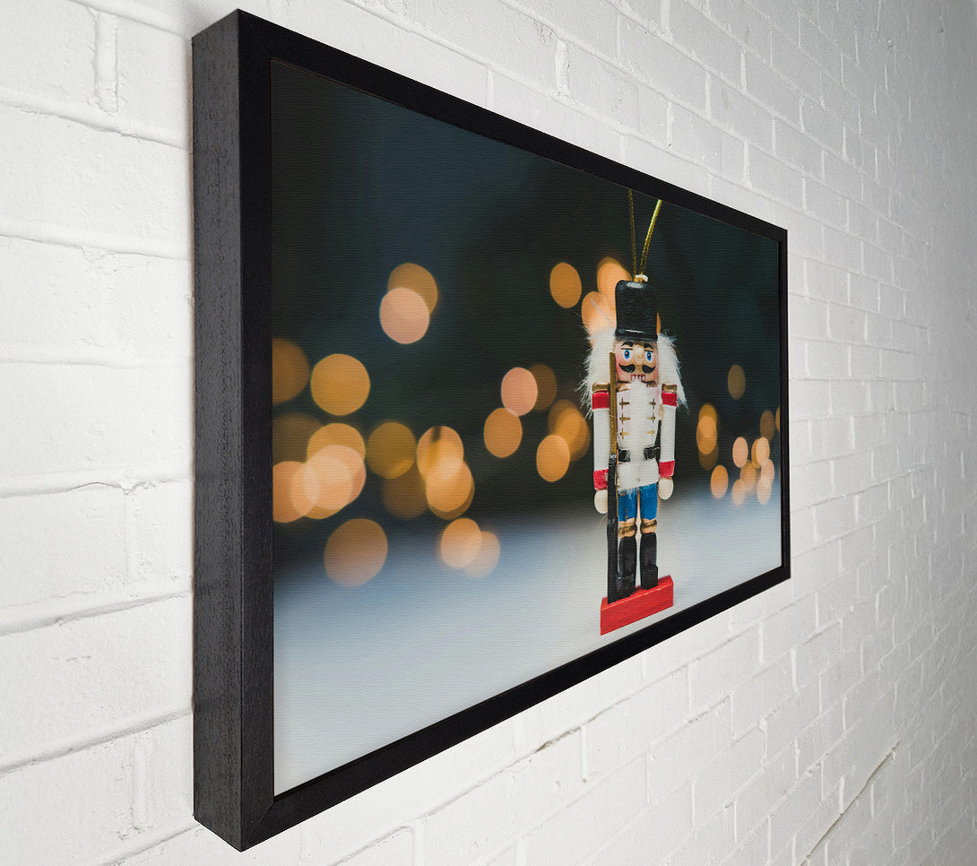  A Canvas Print of Golden Lights Nutcracker Canvas Art
