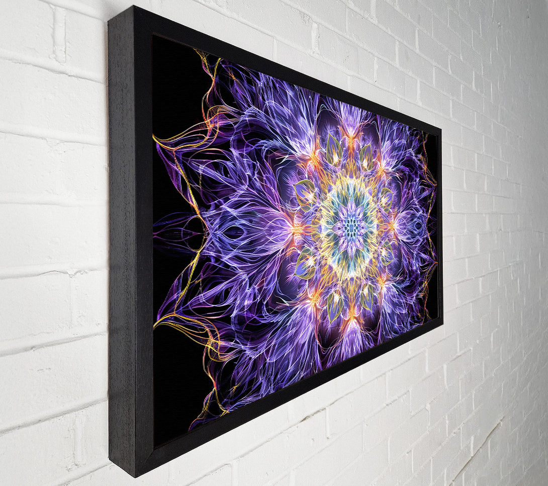  A Canvas Print of Violet Dreamy Mandala Canvas Print