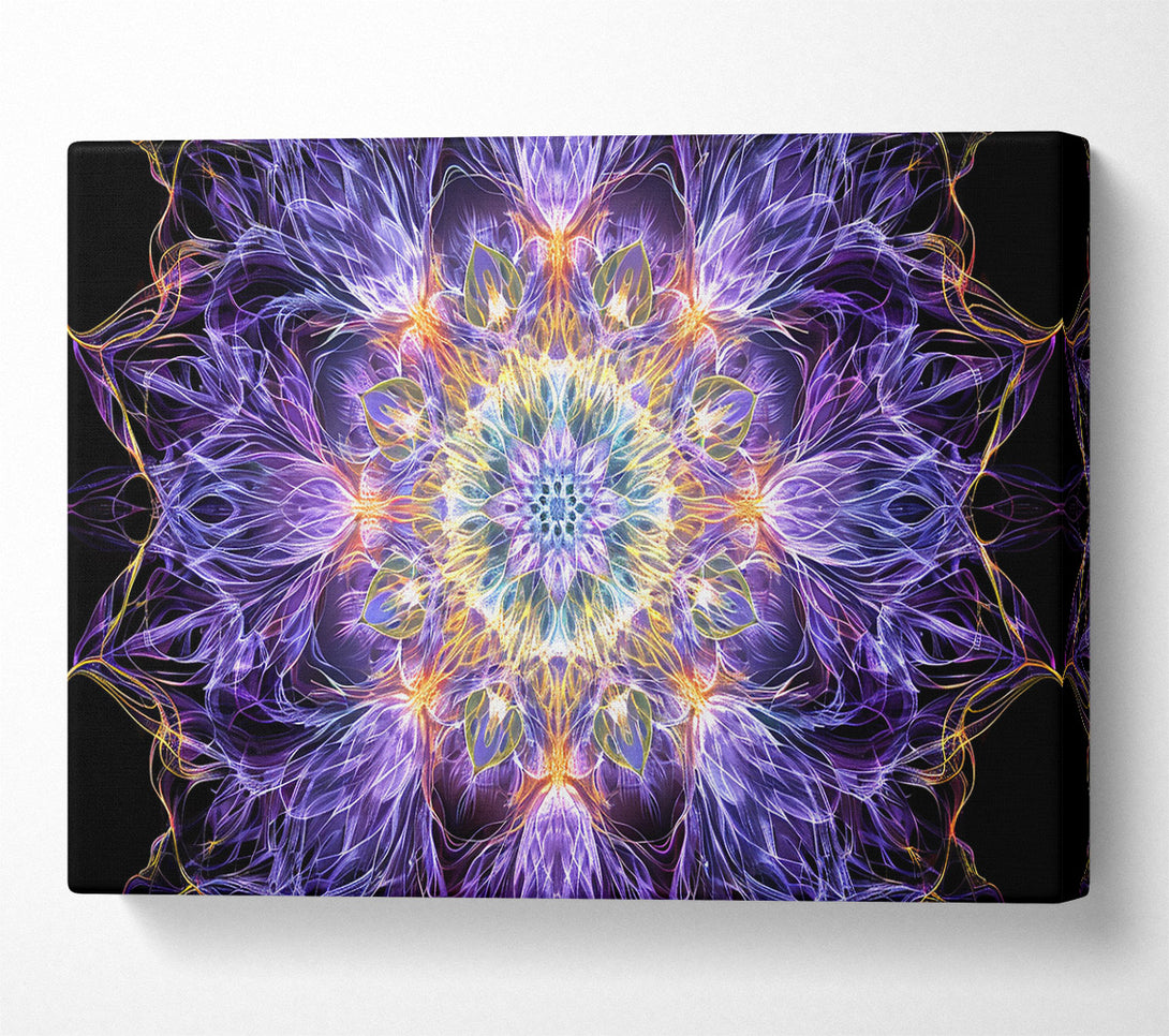  A Canvas Print of Violet Dreamy Mandala Canvas Print
