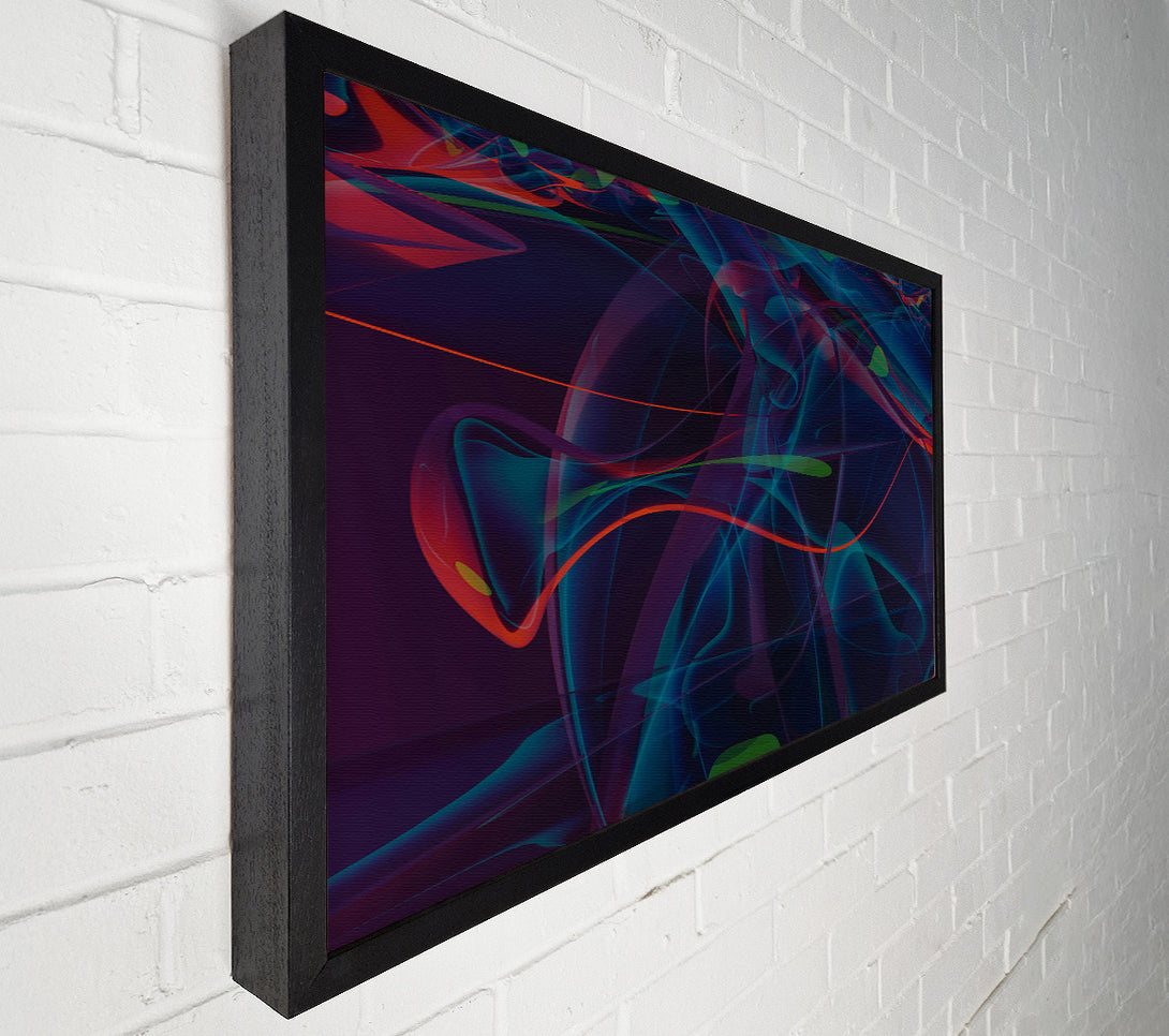  A Canvas Print of Azure Swirls Of Night Canvas Print