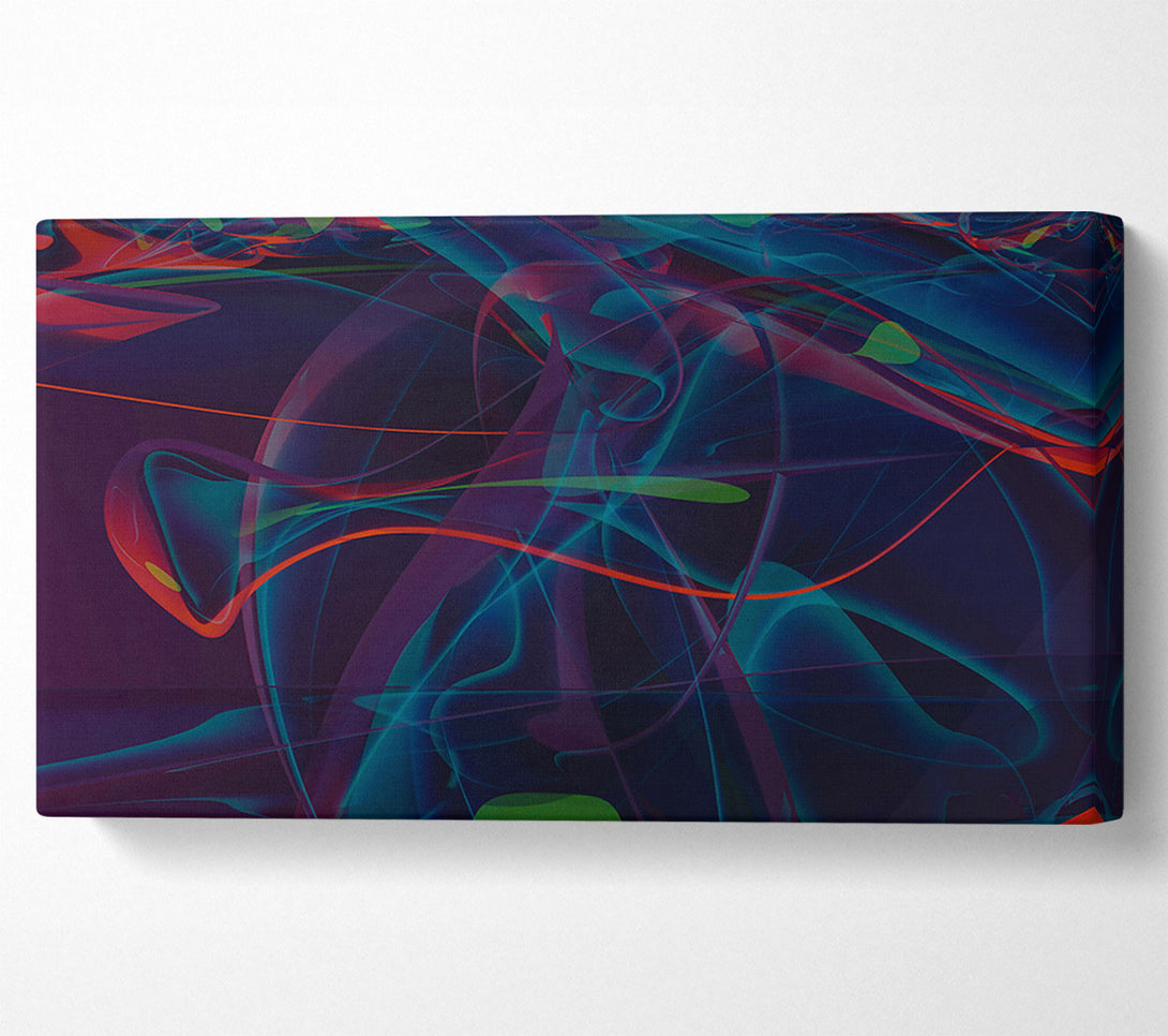  A Canvas Print of Azure Swirls Of Night Canvas Print