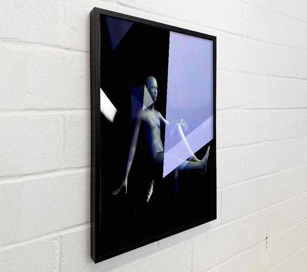 Azure Figure In Light