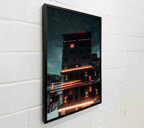 Orange Glow Reflection