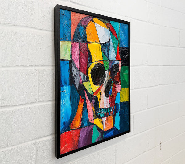 Yellow Skull Cubism