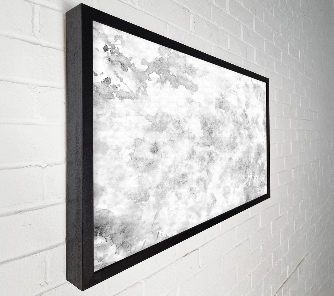  A Canvas Print of Silver Cloud Swirls Canvas Print