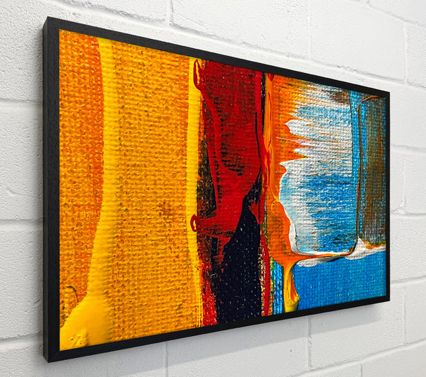 Blue Strokes Of Color