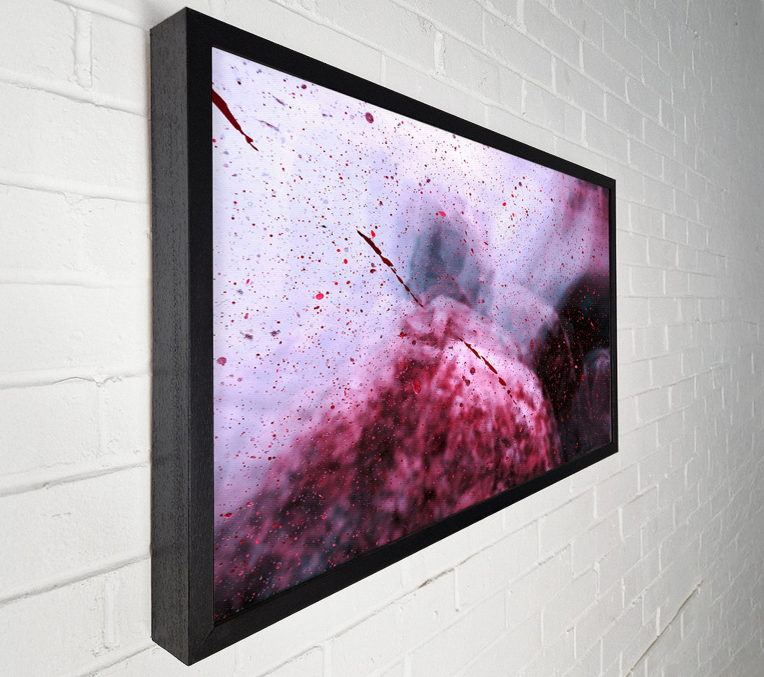  A Canvas Print of Crimson Rain Clouds Canvas Print