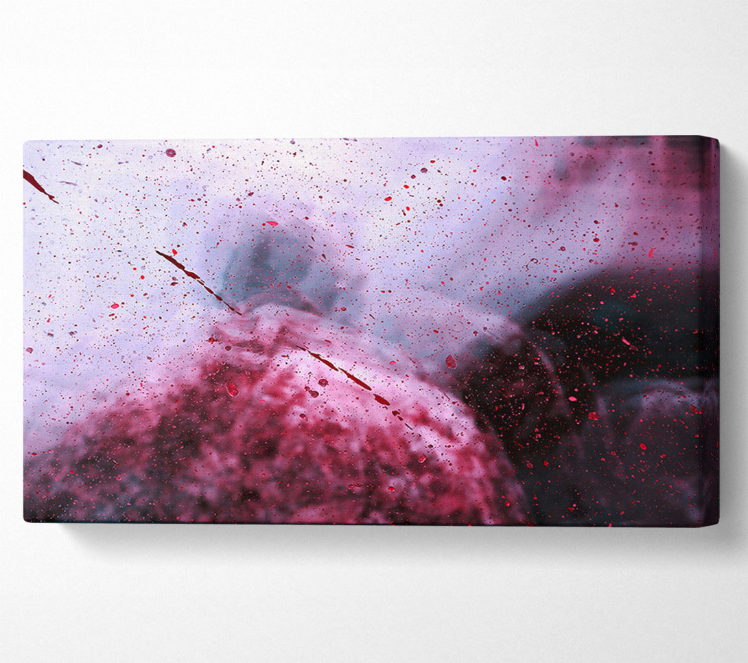  A Canvas Print of Crimson Rain Clouds Canvas Print
