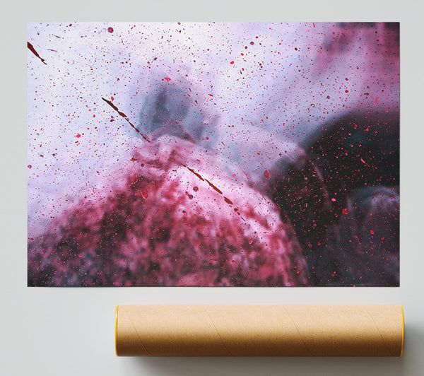 Crimson Rain Clouds Print