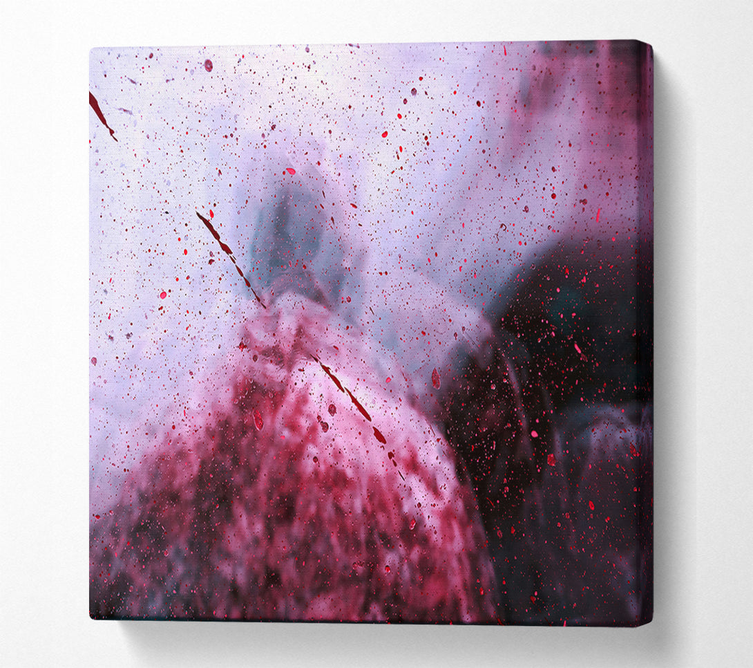  A Canvas Print of Crimson Rain Clouds Canvas Print