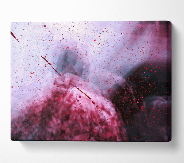  A Canvas Print of Crimson Rain Clouds Canvas Print