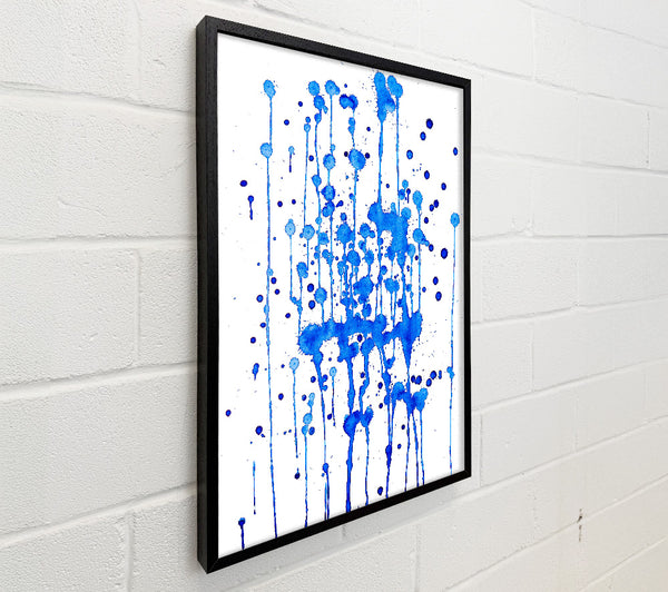 Azure Splashes Of Rain