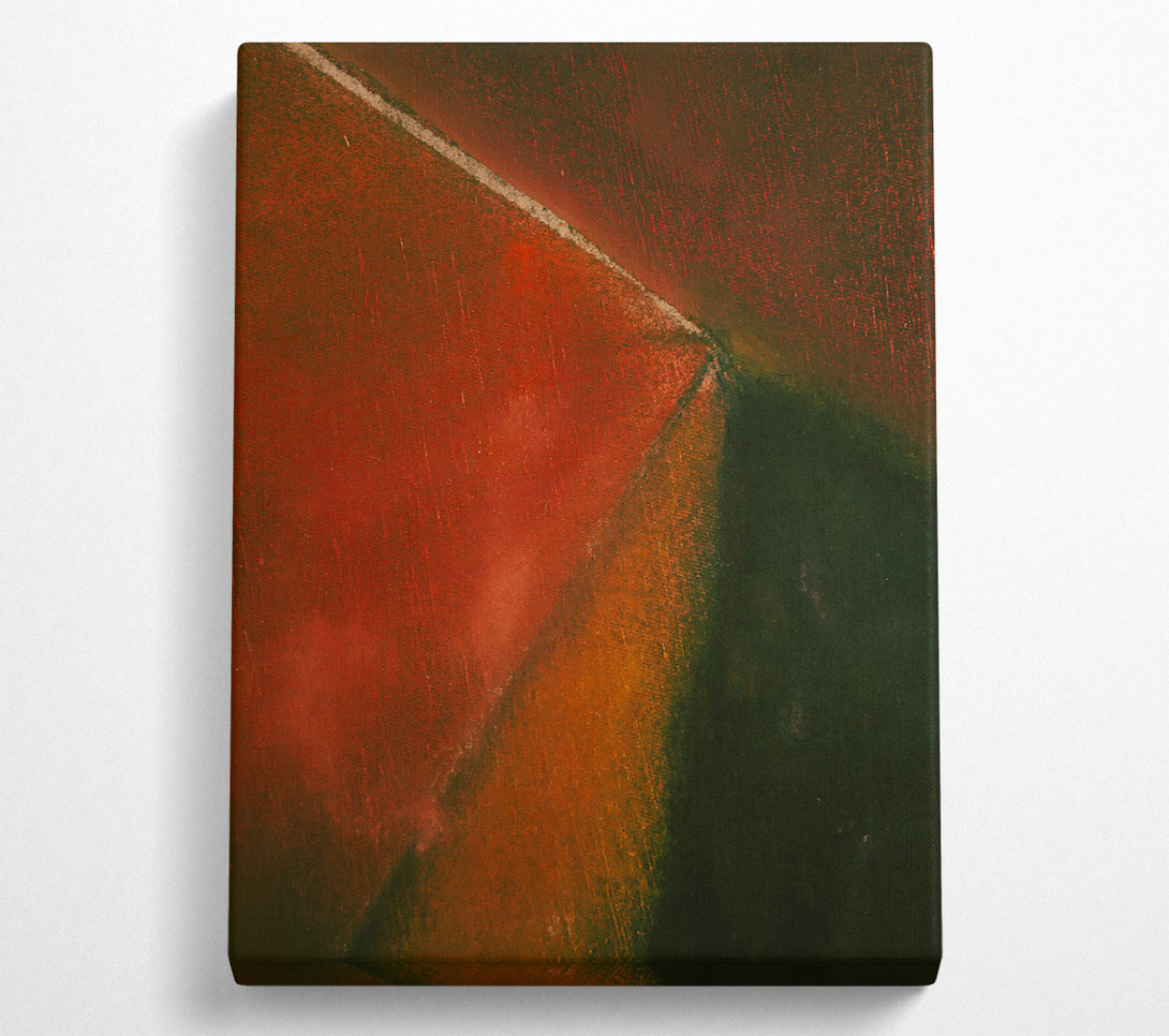  A Canvas Print of Crimson Canvas Hues Canvas Art
