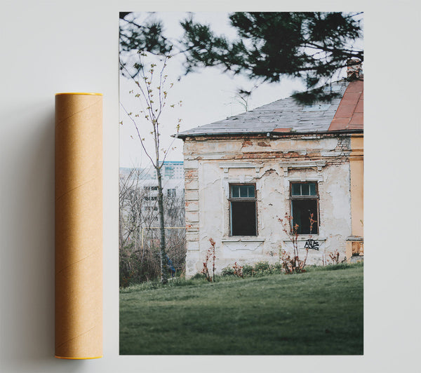 The Yellow Abandoned House Poster