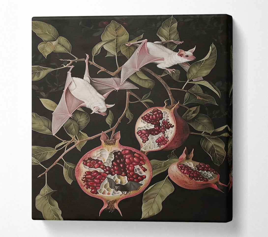  A Canvas Print of Crimson Bat Sanctuary Canvas Print