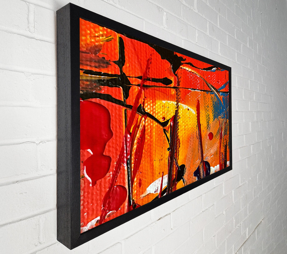  A Canvas Print of Crimson And Gold Dance Canvas Print
