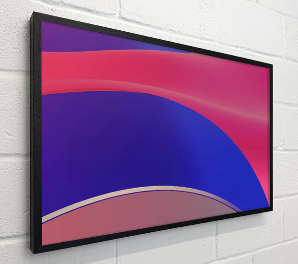 Pink Abstract Curves